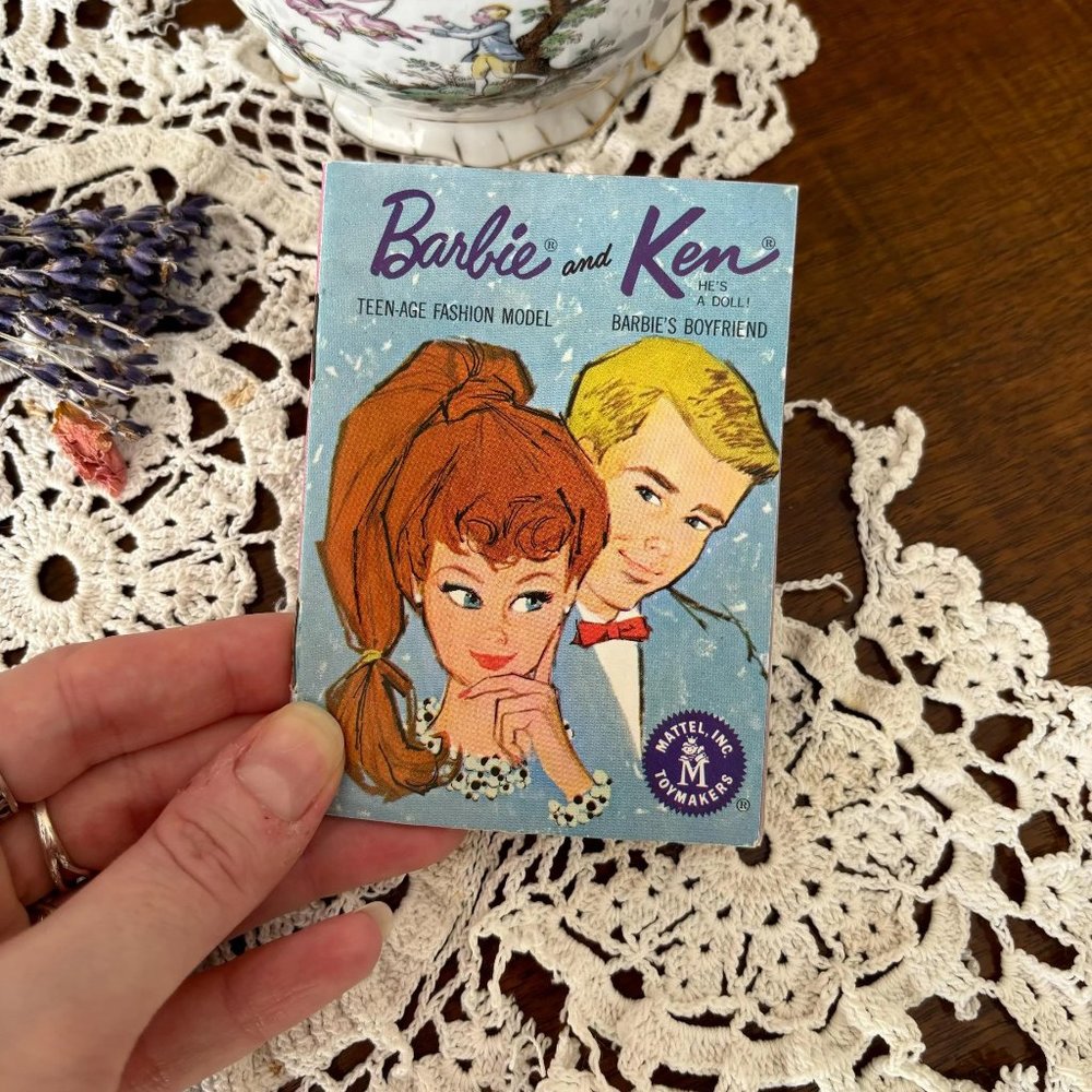 Vintage 60s Barbie and Ken Fashion Booklet Mini Fashion Magazine Mattel Doll